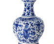 DELFT - Importante lampe à pétrole à cor