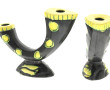 Paire de bougeoirs style Vallauris, en c