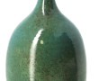 Pied de lampe ovoïde en céramique vert t
