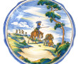 Plat en faïence espagnole Talavera, déco