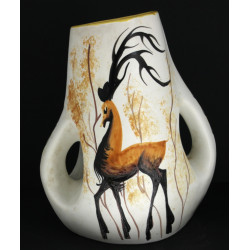 VALLAURIS, J.FRANCK - Vase à deux anses 