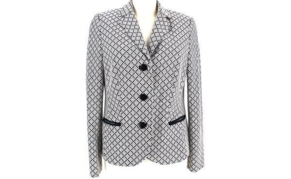BALSER - Veste bleu marine et blanc, tai