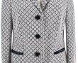 BALSER - Veste bleu marine et blanc, tai