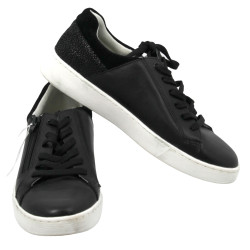 GIBAUD - Paire de baskets femme noires, 