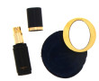 DIOR - Petit miroir de sac en métal doré