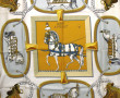 HERMES Paris - Carré en soie "Grand Harn