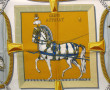 HERMES Paris - Carré en soie "Grand Harn
