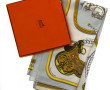 HERMES Paris - Carré en soie "Grand Harn