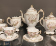 Service à café en porcelaine ancienne bl