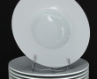 6 assiettes creuses en porcelaine blanch