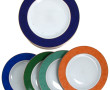 HAVILAND - 20 assiettes plates à bordure