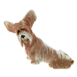 "Chien assis, oreilles dressées", sujet 