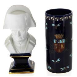 LIMOGES - Buste de Napoléon en biscuit b