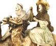 AUSTRIA - Groupe en porcelaine figurant 