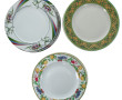 Thème Fleurs et Fruits - 6 assiettes en 