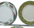 Thème Fleurs et Fruits - 6 assiettes en 