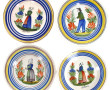QUIMPER (HR sans marque) - Lot de 4 assi