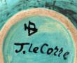 Jos LE CORRE, HB Quimper - Vase à décor 