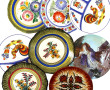 Lot d'assiettes diverses (une de M. Foui