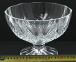 Coupe sur piédouche en cristal, H 15,5 x