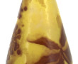 GALLE - Vase en verre double couche à dé