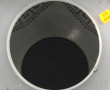 Grand verre de lampe en verre gravé et d