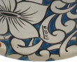 LEUNE - Vase en verre à décor de fleurs 