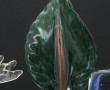 Lot d'objets modernes en verre de couleu