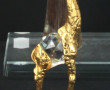 Lot d'objets modernes en verre de couleu
