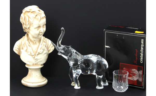 CRISTAL D'ARQUES - Eléphant en cristal L