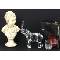CRISTAL D'ARQUES - Eléphant en cristal L