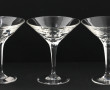 GELB - 5 verres à cocktail en cristal