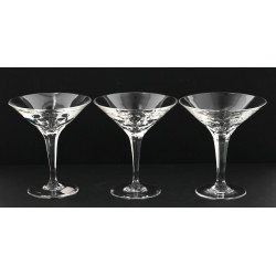 GELB - 5 verres à cocktail en cristal