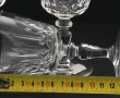 BACCARAT - 7 verres à porto en cristal, 