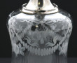 Carafe à liqueur ancienne en cristal, co