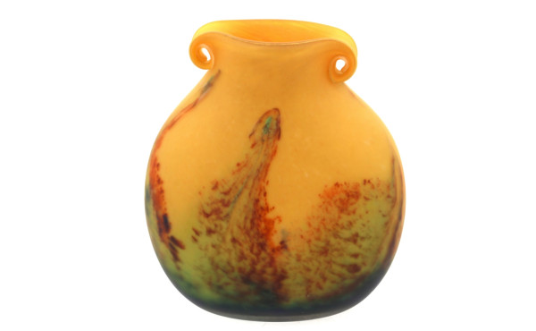 LE VERRE Français - Vase à col à enroule