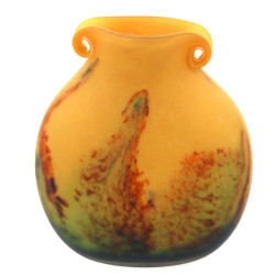 LE VERRE Français - Vase à col à enroule