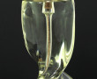 SEVRES - Pied de lampe en cristal teinté
