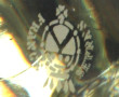 SEVRES - Pied de lampe en cristal teinté