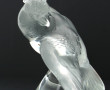 LALIQUE France - Perroquet en cristal bl