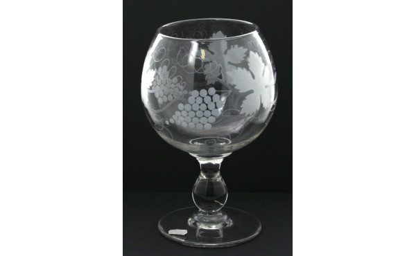 Important rince raisin ancien en verre g