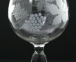 Important rince raisin ancien en verre g