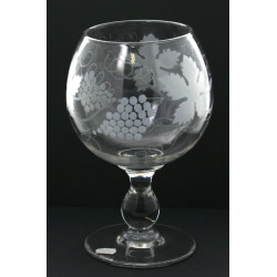 Important rince raisin ancien en verre g
