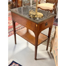 Petite table desserte en acajou, plateau