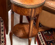 Petite table ronde style Transition en p