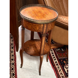 Petite table ronde style Transition en p