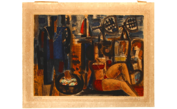 Marcel GROMAIRE (1892-1971) "Femme allon