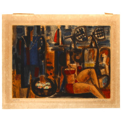 Marcel GROMAIRE (1892-1971) "Femme allon