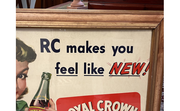ROYAL CROWN COLA - affiche ancienne amér