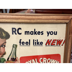 ROYAL CROWN COLA - affiche ancienne amér